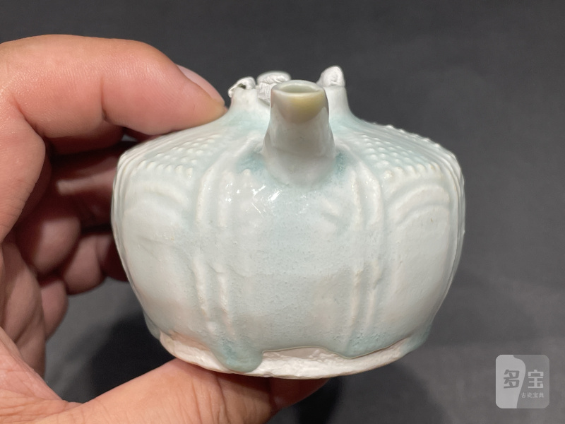 明 湖田窑并蒂莲水注 - 图8